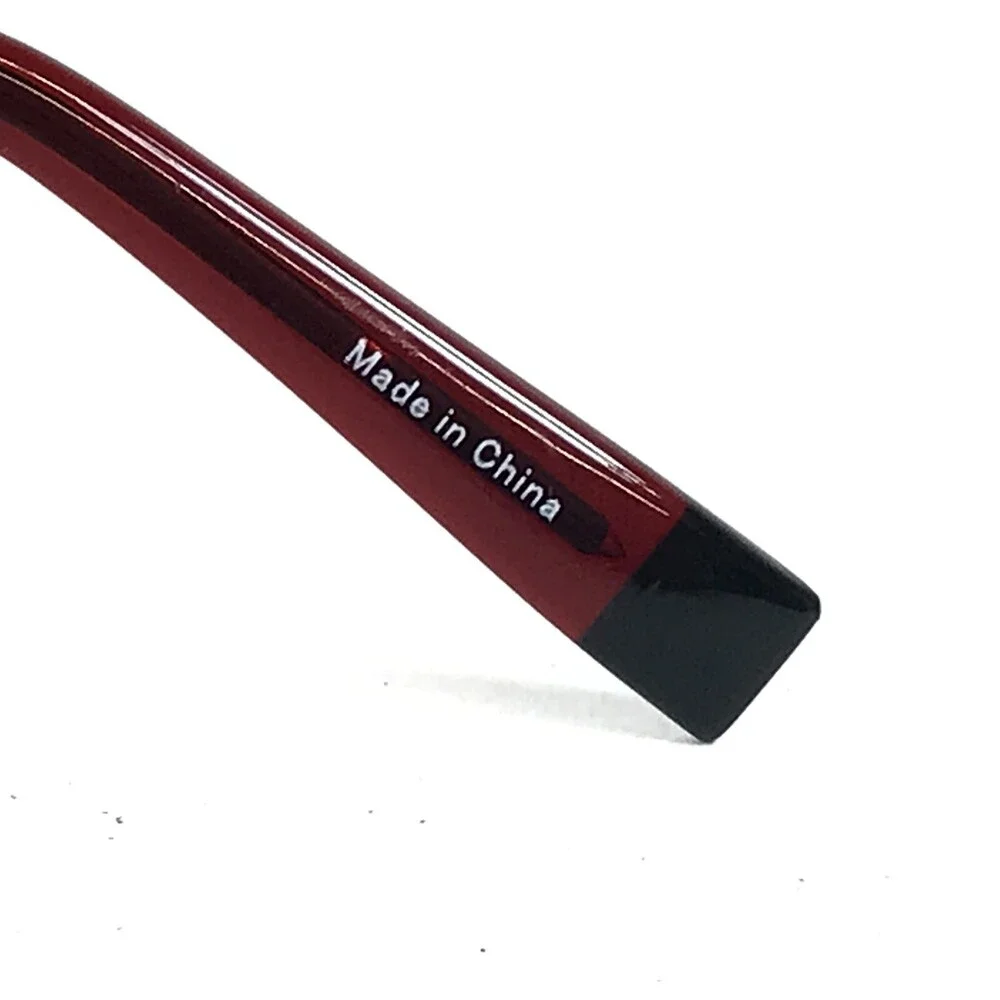 Esprit Eyeglasses Frames ET17363 513 Burgundy Gray Rectangle Full Rim 50-16-135